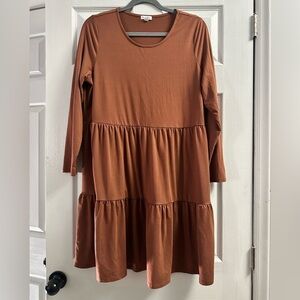 Love Fire Ruffle Dress XL